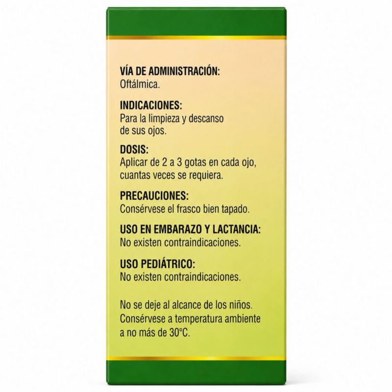 Lenico Gotas de Manzanilla Solución Natural Oftálmica 40 ml Frasco
