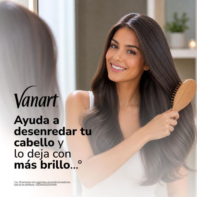 VANART Enjuague Rosa 750ml Con Activos Acondicionadores Sedoso