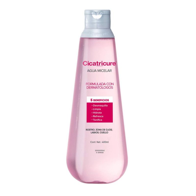 Agua Micelar Cicatricure 400ml Desmaquilla Limpia Hidrata Tonic