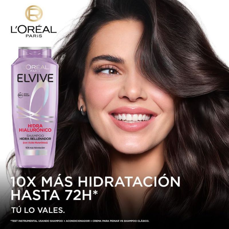 L Oréal Paris Shampoo Hidra Hialurónico Elvive 370 ml