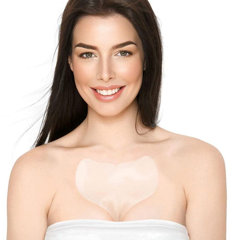 Bluemega Pegatinas de Pecho 5 Pack Almohadillas Antiarrugas