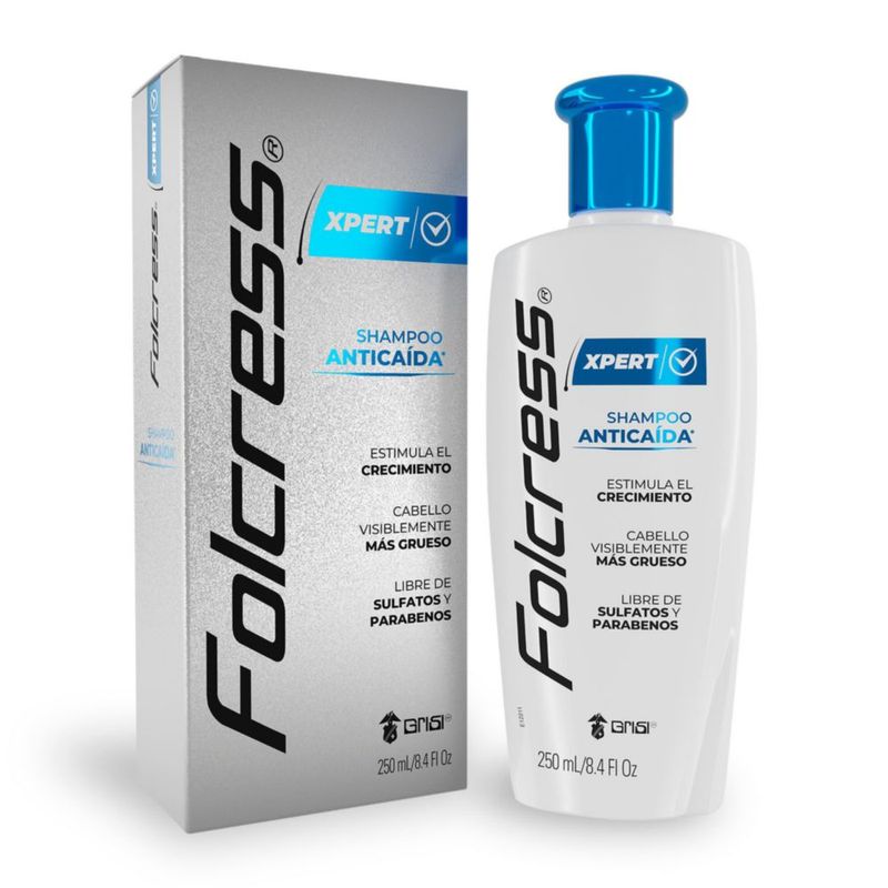 Folcress Xpert Shampoo Anticaída 250ml Grisi
