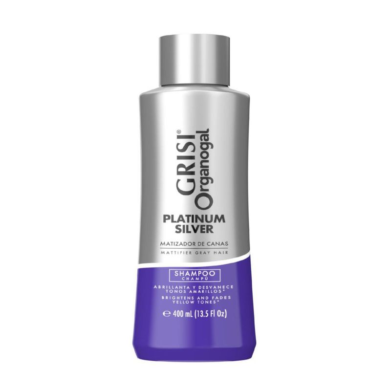 Organogal Grisi Shampoo Silver 400 ml Plateado