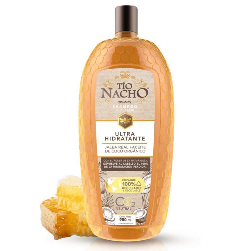 Tío Nacho Shampoo Ultra Hidratante 950ml Aceite de Coco Orgánico