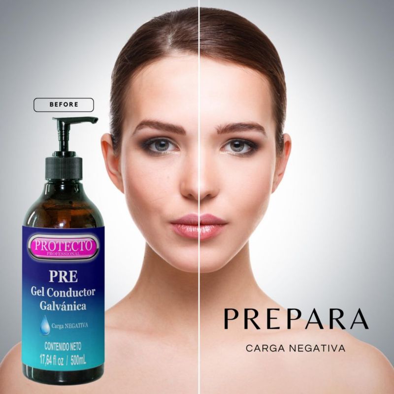 Kit Facial Galvánica Protecto Professional 500mL PRE y TRATAMIENTO