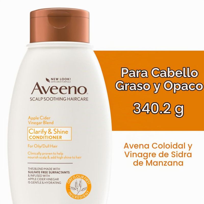 Aveeno Scalp Soothing Apple Cider Vinegar Blend Conditioner 12 Ounce