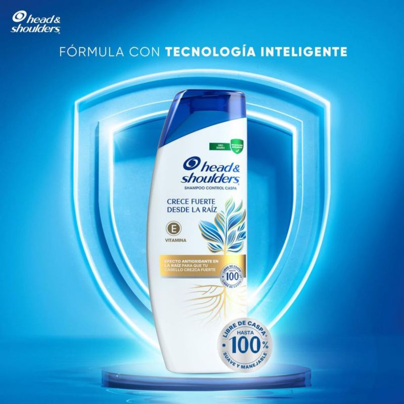 Shampoo Crece Fuerte HEAD SHOULDERS 180 ml