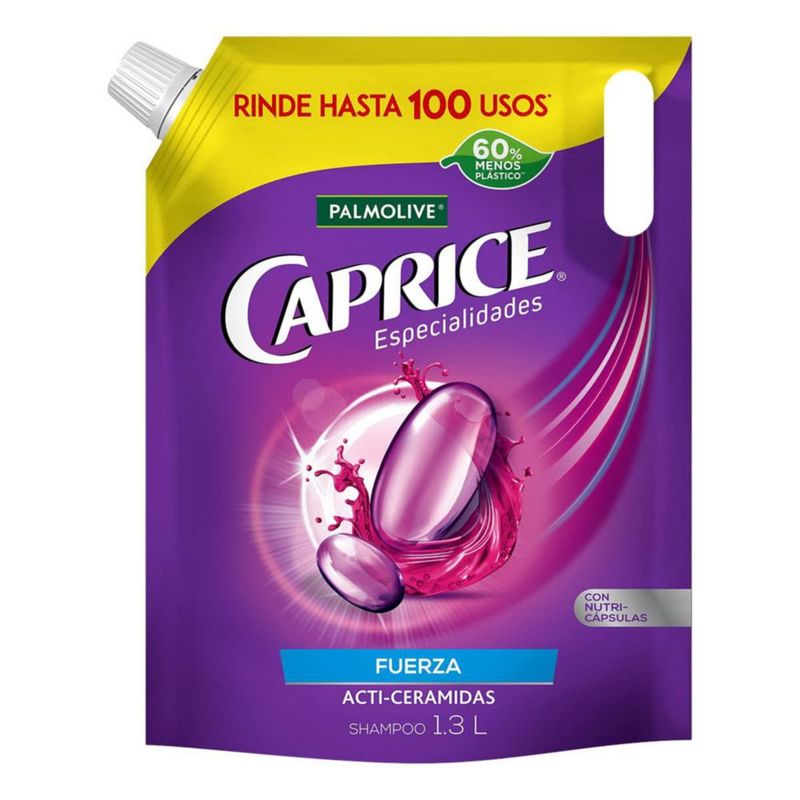 Caprice Shampoo Especialidades Fuerza Acti Ceramidas Doypack 1 3 L