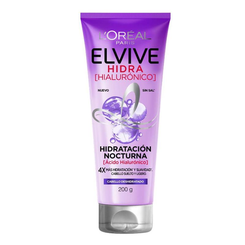 Elvive Hidra Hialurónico L Oreal Paris 200ml Nocturno Pelo
