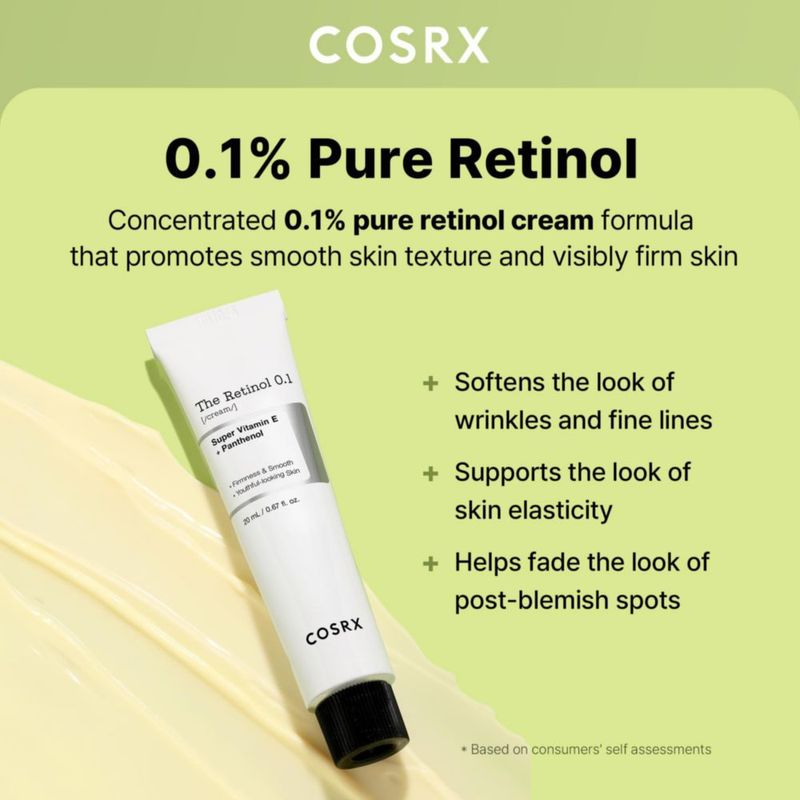 COSRX The Retinol 0 1 Cream 20 ml Sin Fragancia Hidratante