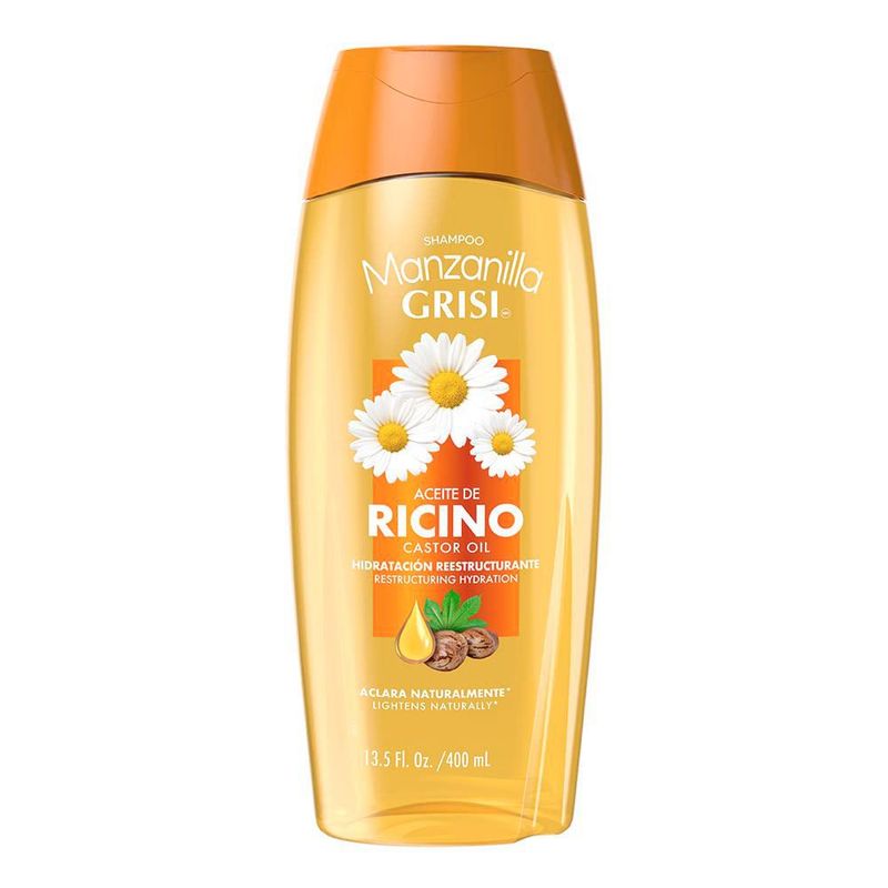 Shampoo Grisi Manzanilla Hidratación Reestructurante 400 ml