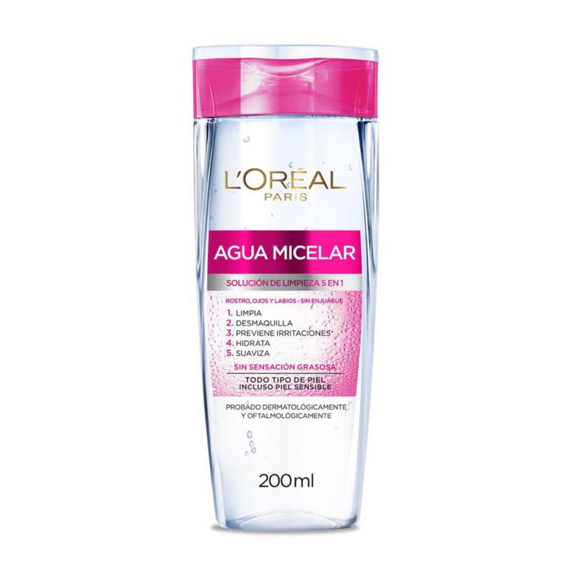 Agua Micelar L Oreal Paris Piel Sensible 200ml