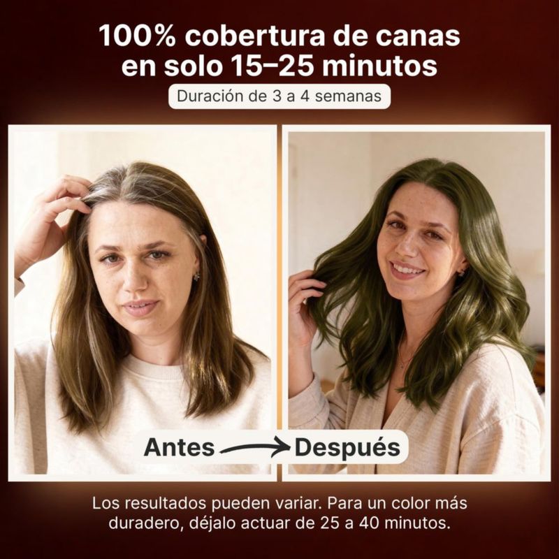 Champú para teñir el cabello gris Herbishh 500 ml
