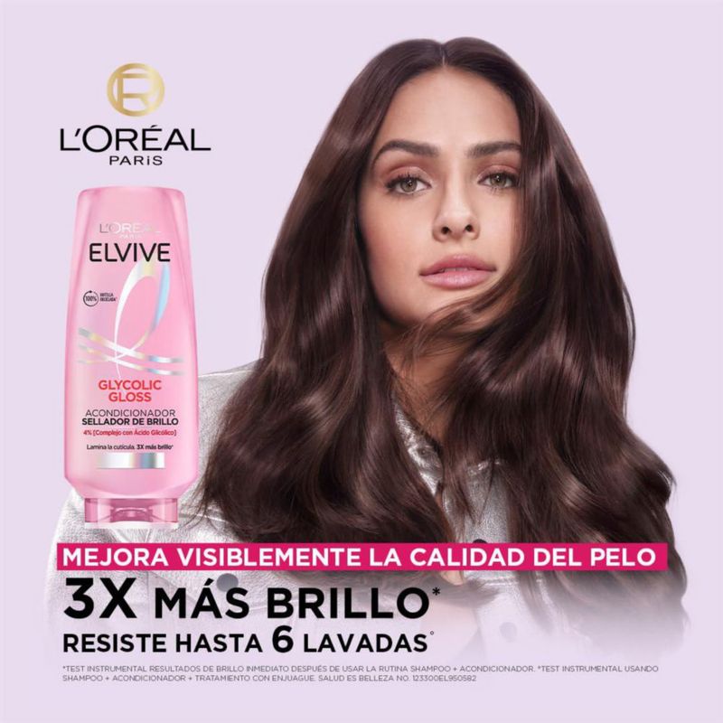 L Oréal Paris Elvive Acondicionador Glycolic Gloss Ácido Glicólico