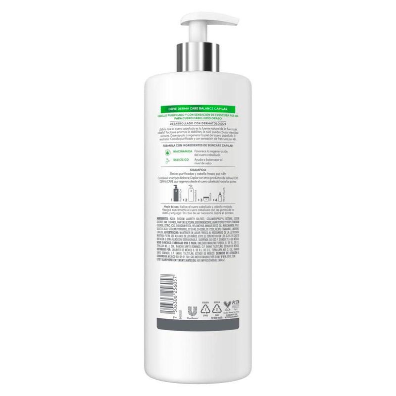 DOVE Shampoo Derma Care Balance Capilar 675 mL