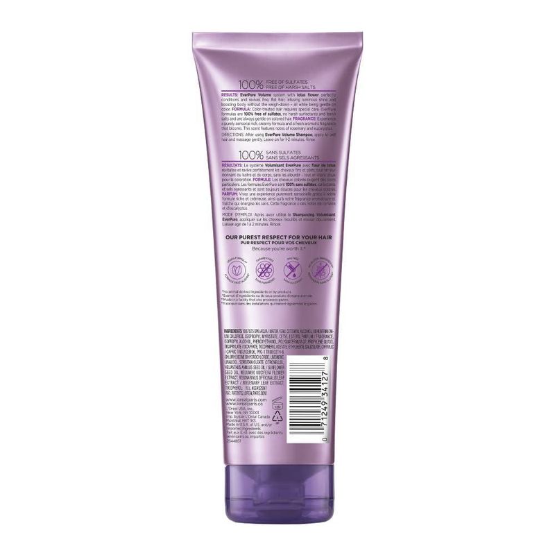 L Oreal Paris Acondicionador Ever Pure Volume 250ml Flor De Loto