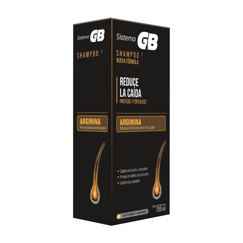 Sistema Gb Shampoo 2 Piritiona De Zinc Y Climbazol 230 Ml