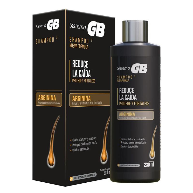 Sistema Gb Shampoo 2 Piritiona De Zinc Y Climbazol 230 Ml