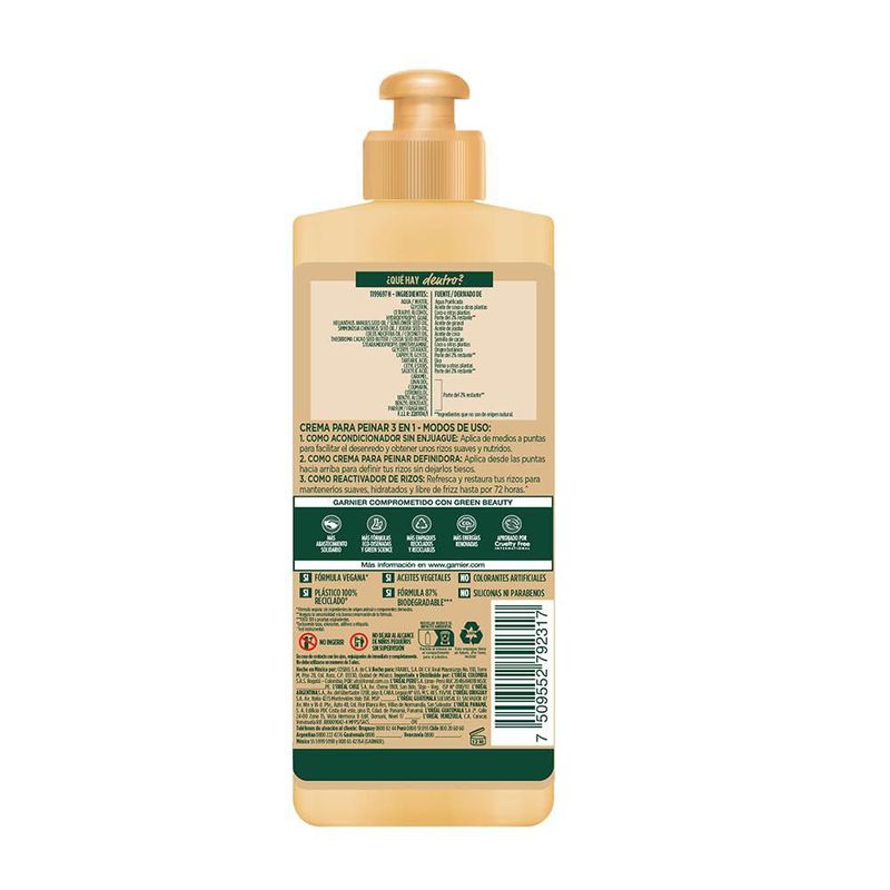 Garnier Fructis Hair Food Manteca de Cacao Crema para Peinar Cabello