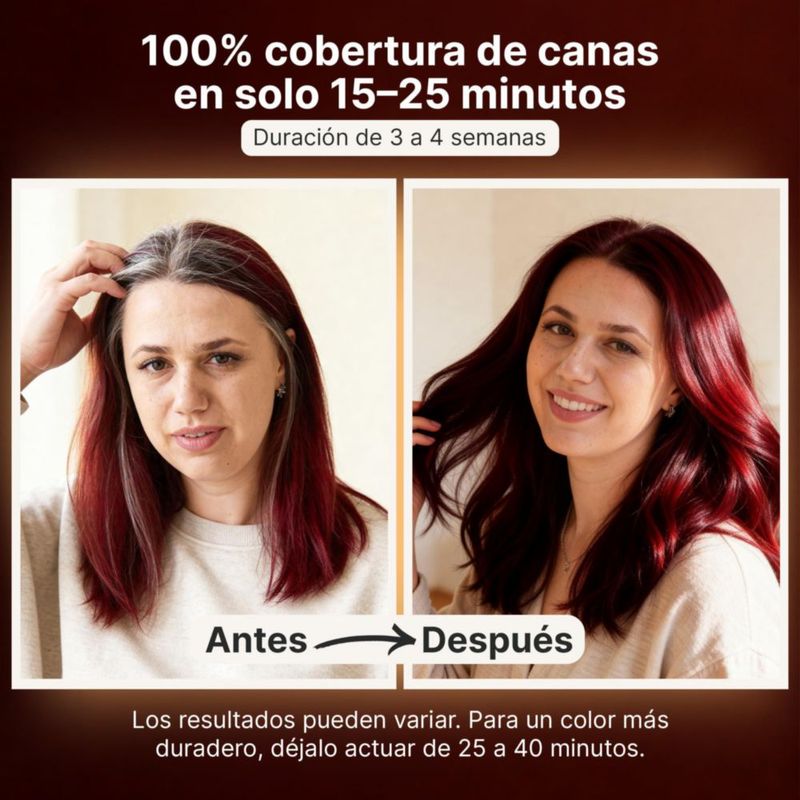 Champú colorante Herbishh para cabello gris natural 500 ml