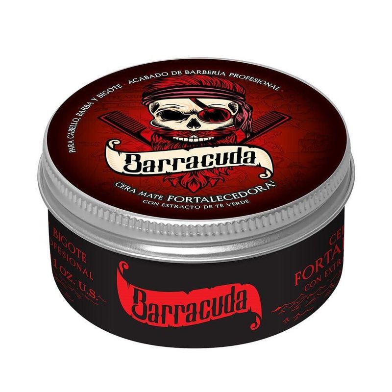 Barracuda Cera Mate Fortalecedora 60g Extracto Té Verde