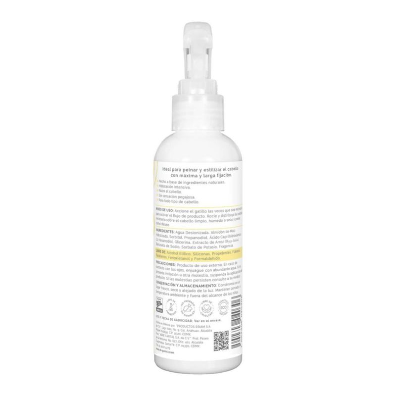 OH GANICS Spray Fijador para Peinar a tu Bebé 250 ml