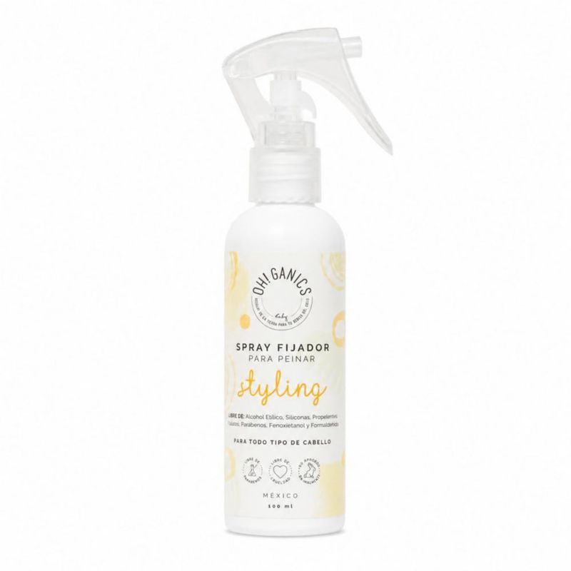 OH GANICS Spray Fijador para Peinar a tu Bebé 250 ml