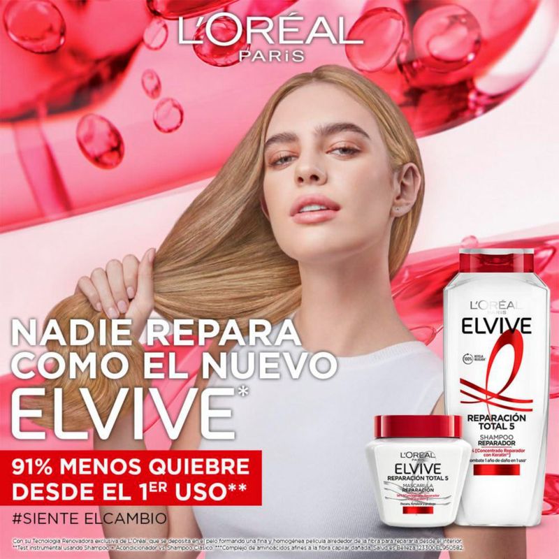 Mascarilla Elvive Reparación Total 5 300g Caléndula Ceramida