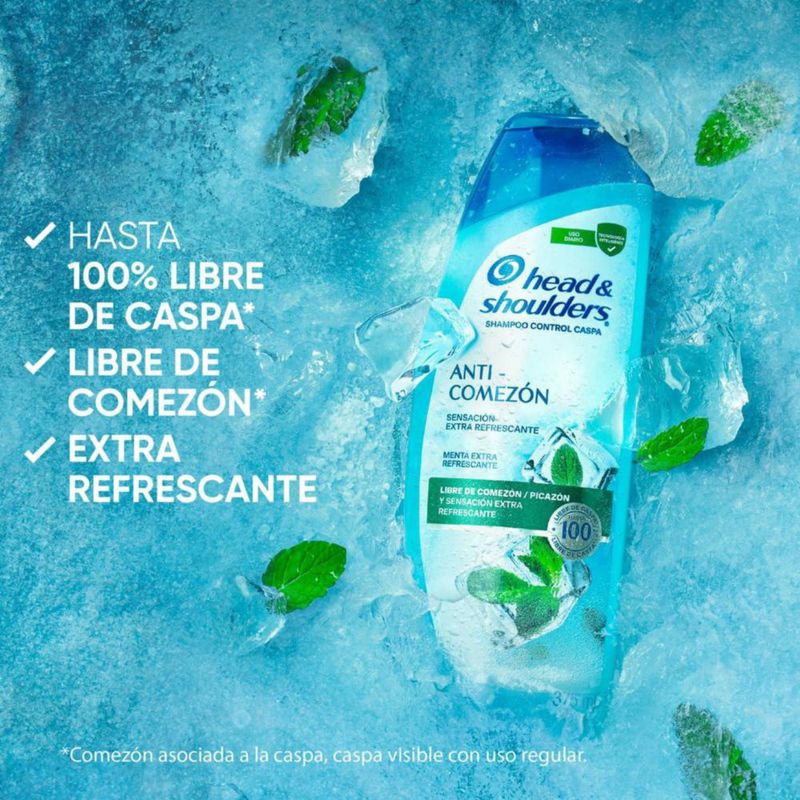 Head Shoulders Shampoo Control Caspa Anti Comezón 555 ml