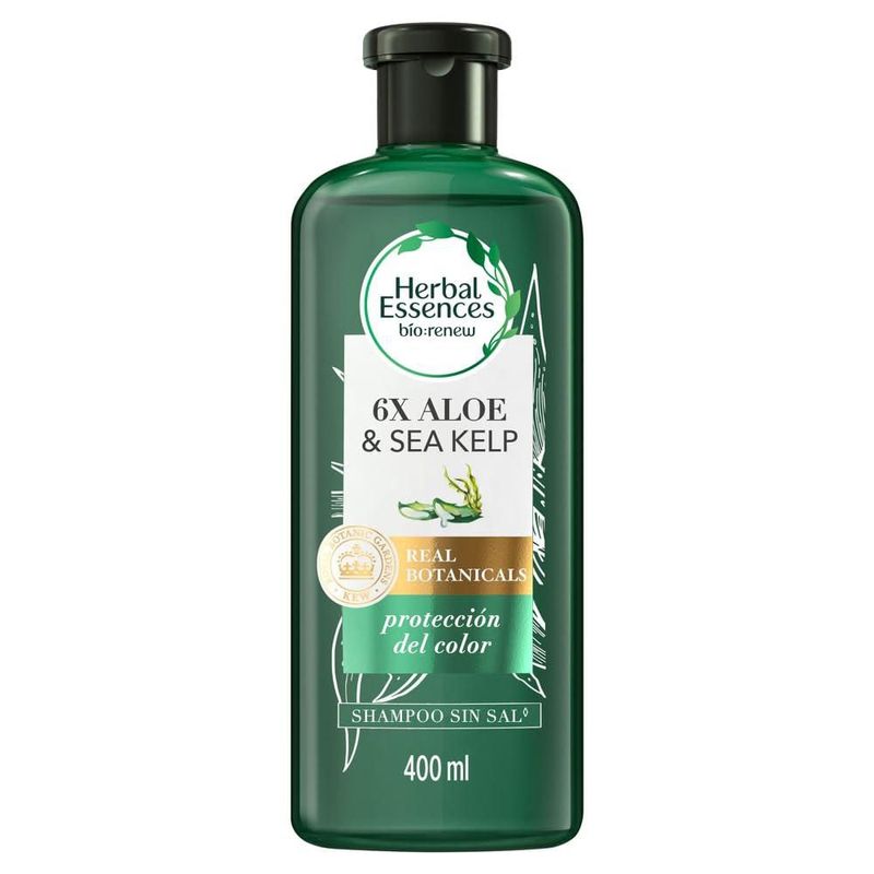 Shampoo Herbal Essences Bio Renew 6X Aloe Sea Kelp Protección del