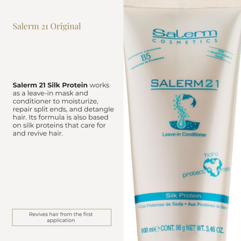 Salerm Acondicionador 100ml Proteína Seda B5 Hidratante