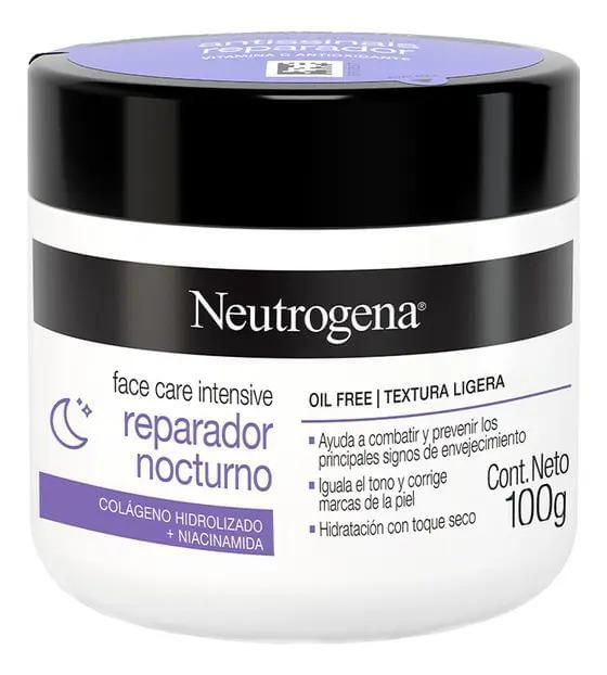 Crema Hidratante Facial Reparador Nocturno Neutrogena 100g