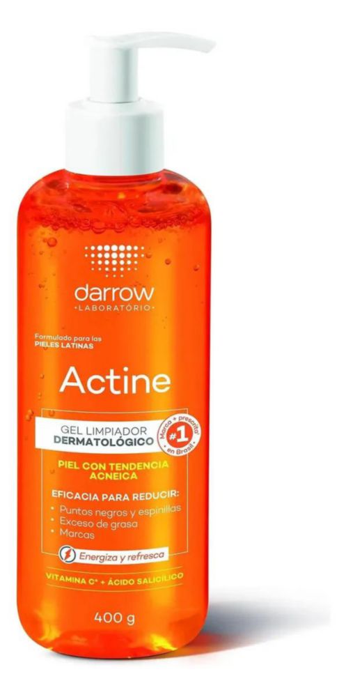 Gel de Limpieza Facial Darrow Actine Piel Grasa y Acné 400g
