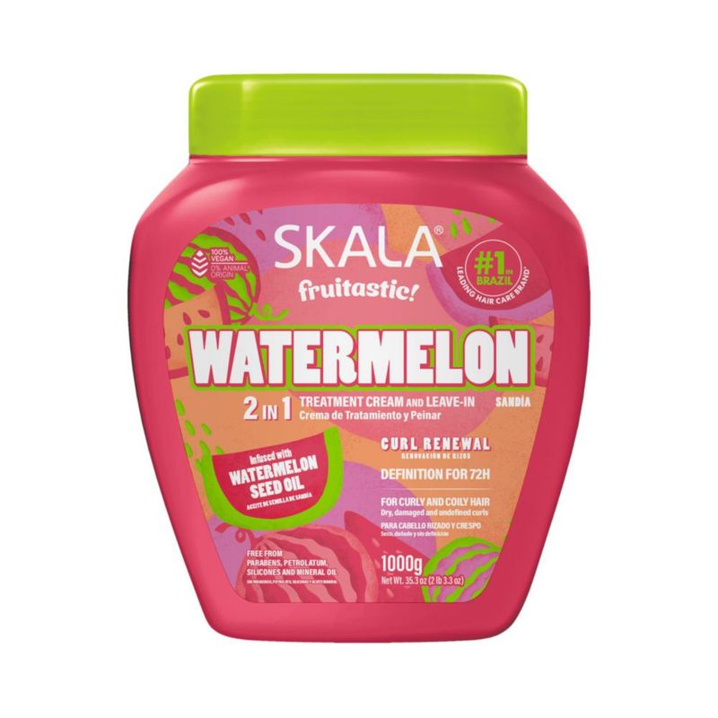 SKALA Frutastic Sandía Tratamiento Y Leave In Definición De Rizos 1kg