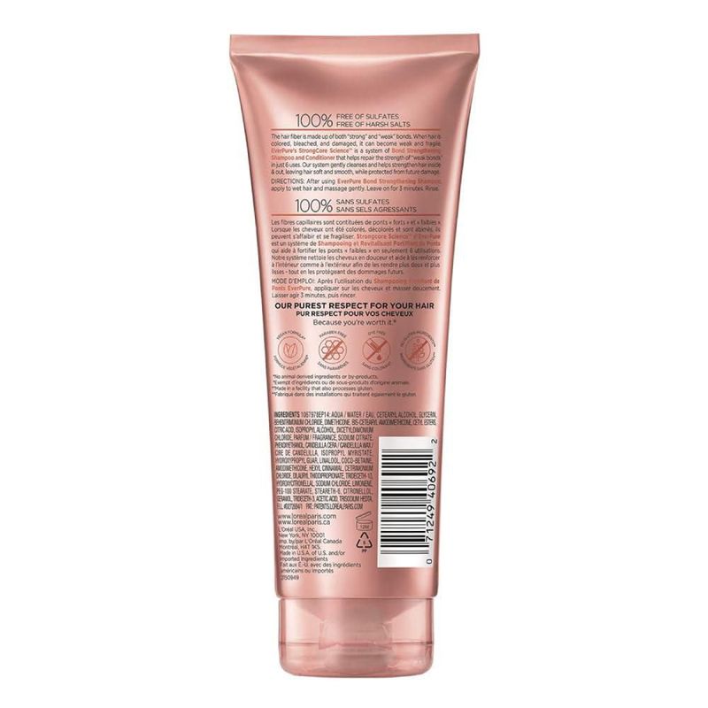 Acondicionador L Oréal Paris Ever Pure Bond 200ml Sin Sulfatos