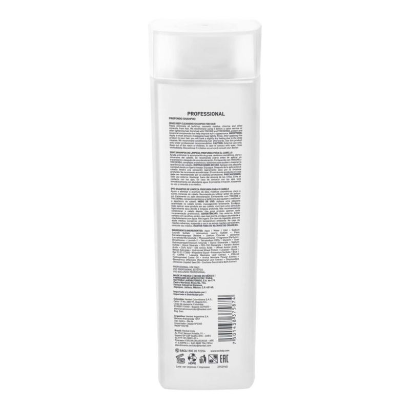 Shampoo Profundo Tec Italy 300 ml Aminoácidos Queratina