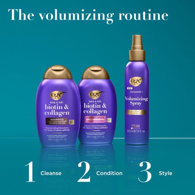OGX Shampoo Volumen Extra Biotina Colágeno 385ml