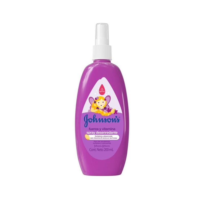 Spray Desenredante Johnson s Fuerza y Vitamina 200 ml