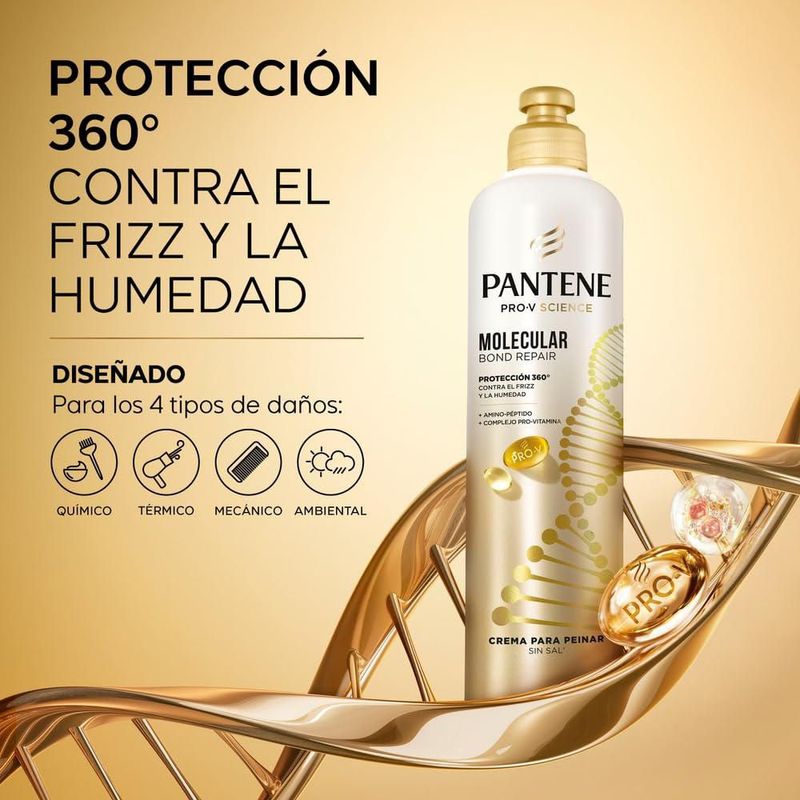 Pantene Crema para Peinar Molecular Bond Repair 300 ml