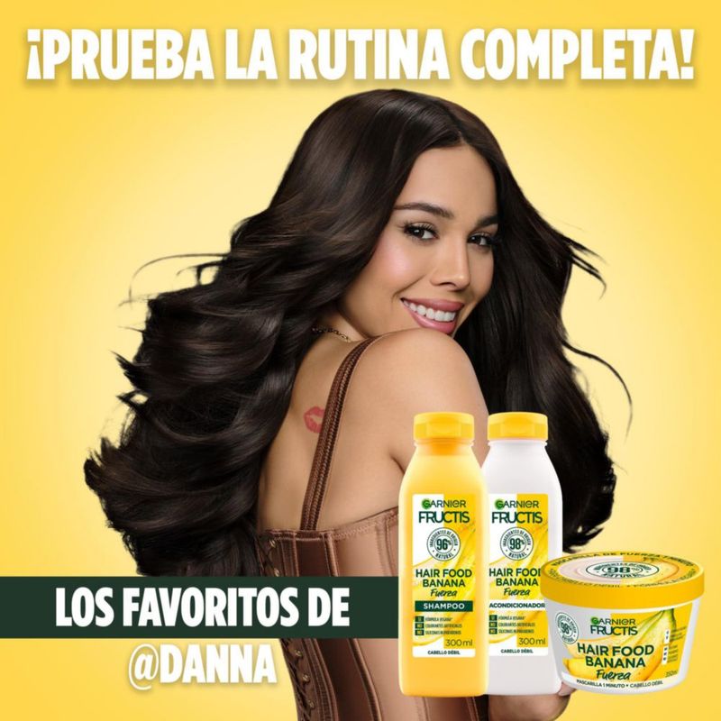 Acondicionador Fructis Hair Food Banana 300ml