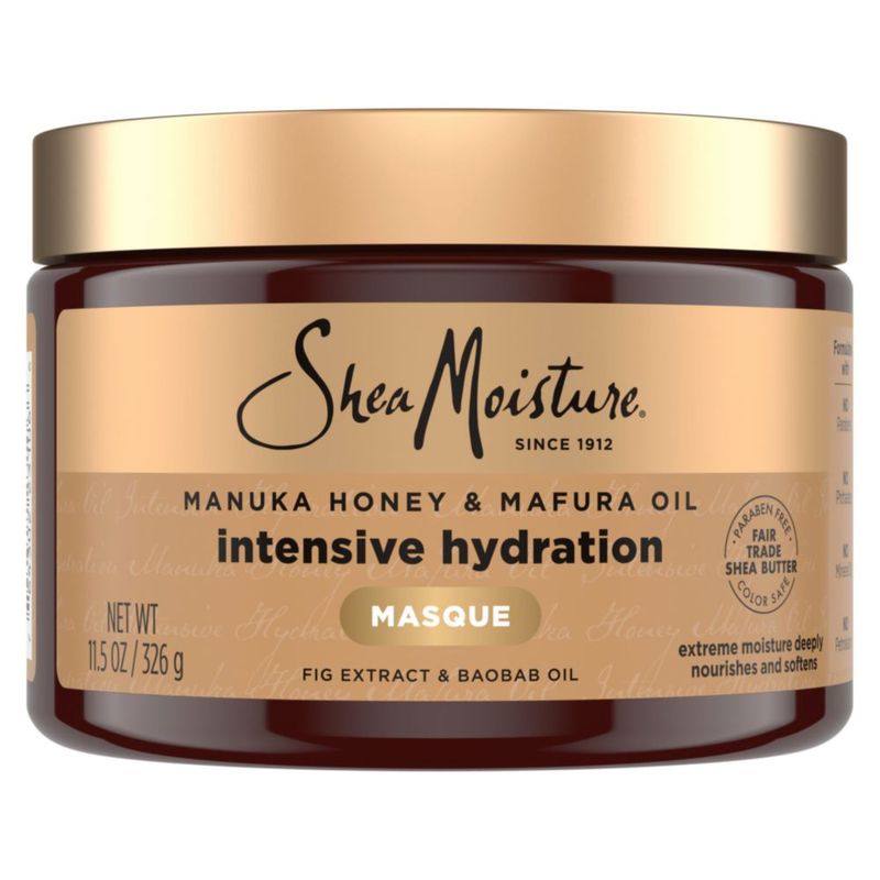 Mascarilla hidratante intensiva para el cabello con miel de manuka y