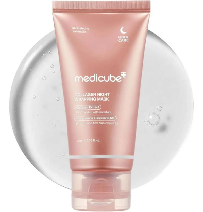 Mascarilla de Noche 75ml Medicube Hipoalergénica Dermatológicamente