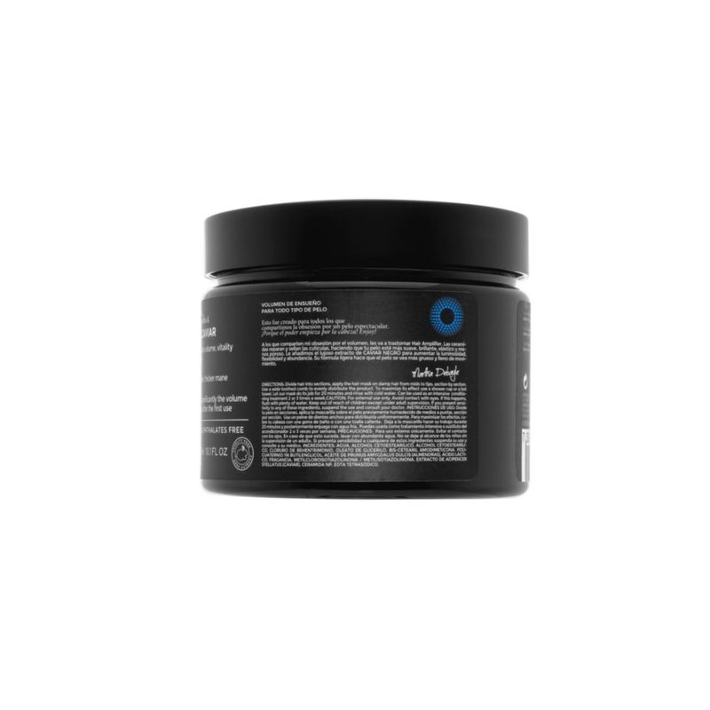 MARTHA DEBAYLE Mascarilla HAIR AMPLIFIER Cerámicas y Caviar Negro 300