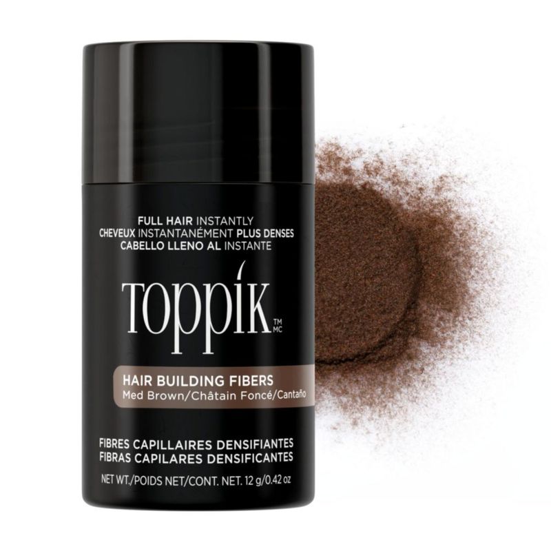 Toppik Fibras de construcción de pelo Marrón medio 12 g