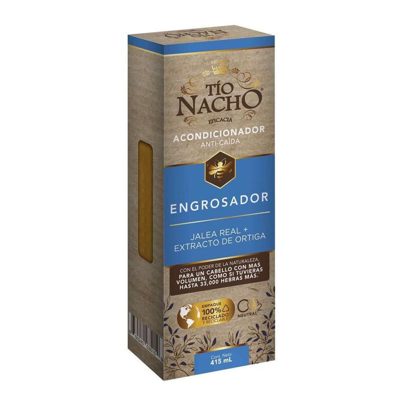Tío Nacho Acondicionador Engrosador Rosa 415ml Jalea Real