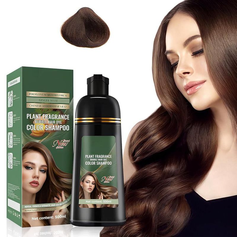 RUIAO Shampoo para Canas 3 en 1 Marrón Oscuro 500ml