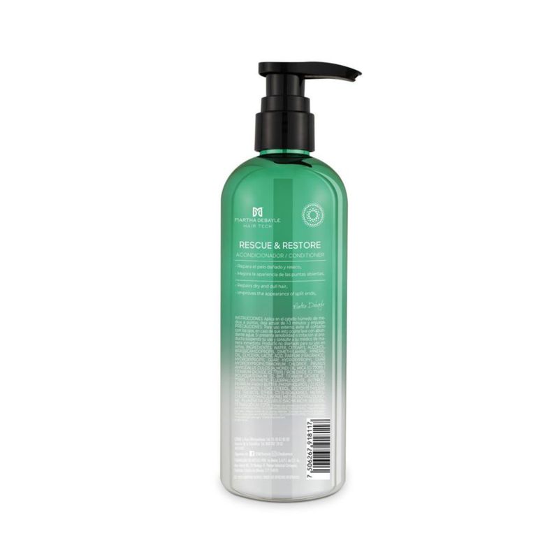 MARTHA DEBAYLE Acondicionador RESCUE RESTORE 450 ml Cerámicas Sacha