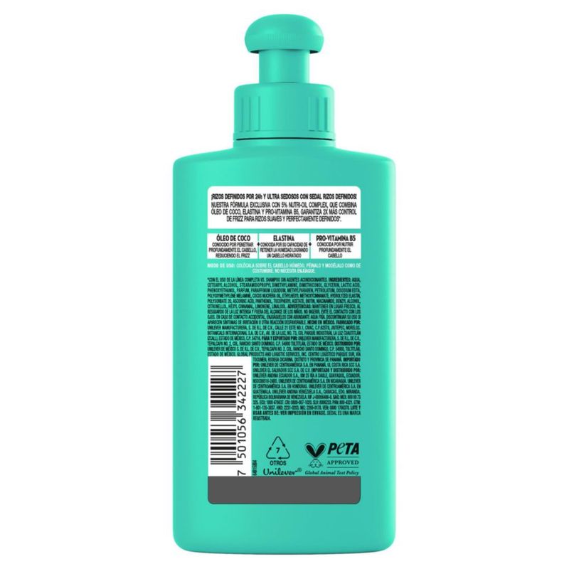 SEDAL Crema para Peinar Rizos Definidos 135ml