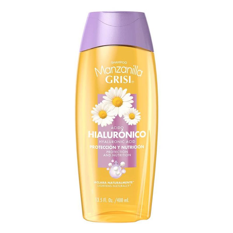 Manzanilla Grisi Shampoo Ácido Hialurónico 400 ml Protección y