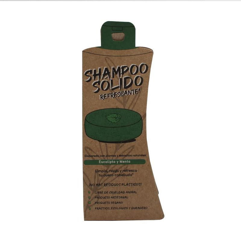 Shampoo Sólido Refrescante Árbol Verde 1 Unidad